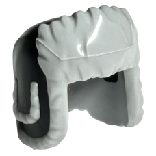 Eredeti, új LEGO sapka szőrmés, fekete-világosszürke (36933) - stílusos fejfedő a minifiguráknak