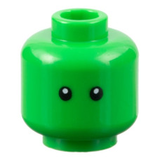 LEGO fej alien fej mintával, világoszöld(102976)
