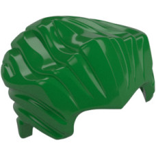 LEGO férfi haj fésült, zöld (64798)