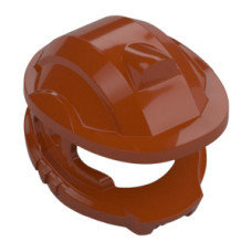 Eredeti, új LEGO sisak űrhajós, sötét narancssárga (5200) - stílusos fejfedő a minifiguráknak