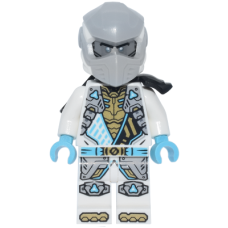 Nagyítás: LEGO Ninjago Zane minifigura 71841 (njo0939) - Bütyökbazár Eredeti, új LEGO Ninjago Zane minifigura 71841 (njo0939) gyűjtői darab