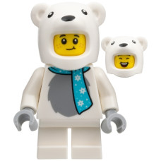 LEGO City Jegesmedve jelmezes fiú minifigura 60475 (cty1930)
