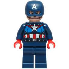 LEGO Super Heroes Amerika kapitány minifigura 76319 (sh1093) LEGO Super Heroes Amerika kapitány minifigura 76319 (sh1093)