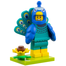LEGO Páva jelmezes minifigura minden kiegészítővel 71051 (col28-1)