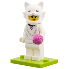 LEGO Bolyhos macska jelmezes minifigura minden kiegészítővel 71051 (col28-2)