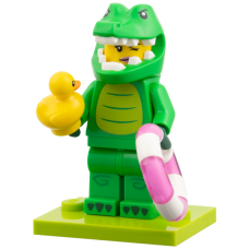 LEGO Krokodil jelmezes minifigura minden kiegészítővel 71051 (col28-8)