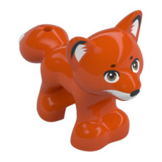 LEGO róka (Friends), vöröses narancssárga (107418)