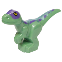 LEGO dinoszaurusz bébi mintával, homokzöld (106406)