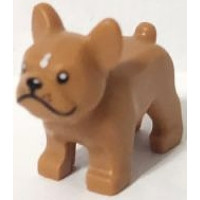 LEGO kutya bulldog, középsötét testszínű (32892)