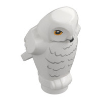LEGO madár bagoly mintás Hedwig (Harry Potter), fehér (92733)