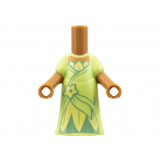 LEGO Friends/Disney mikrofigura test ruha mintával, középsötét testszínű (79612)