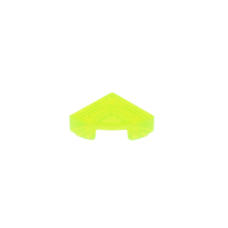 LEGO csempe 1×1 kerek negyed kör, átlátszó neon zöld (25269)