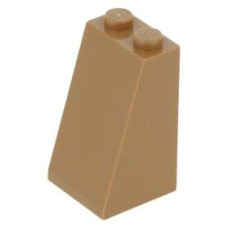 LEGO tetőelem 73°-os (75) 2x2x3, középsötét testszínű (3684c)