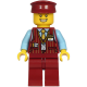 LEGO City villamosvezető minifigura 60271 (cty1220)