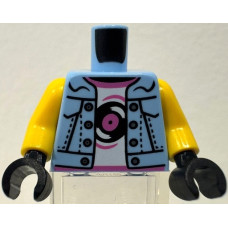 LEGO felsőtest kabát és lemez mintás póló mintával, világoskék (76382)