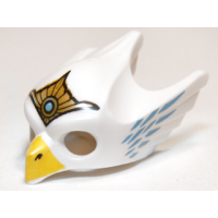 LEGO maszk sas maszk arany tiara mintával, fehér (12849)