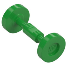 LEGO kocsi/gördeszka kerék, világoszöld (2496)