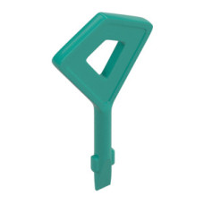 LEGO kulcs alakú csempe leszedő, sötét türkizkék (78169)