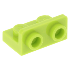 LEGO fordító elem 1×2 - 1×2, lime (99780)