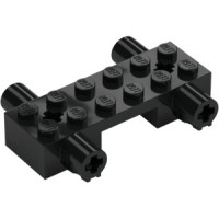 LEGO járműalap 2×6×1, fekete (6920)