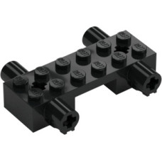 LEGO járműalap 2×6×1, fekete (6920)