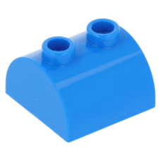 LEGO kocka 2x2 íves, kék (30165)