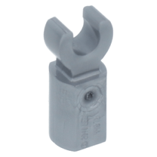 LEGO rúdtartó fogóval, matt ezüst (11090)