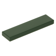 LEGO csempe 1×4, sötétzöld (2431)