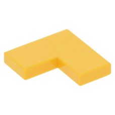 LEGO csempe 2×2 sarok, világos narancssárga (14719)