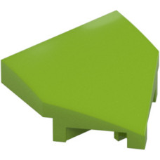 LEGO ék/szárny alakú tetőelem 2×2×2/3, lime (66956)