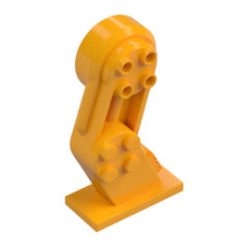 LEGO láb balos nagyméretű bütykökkel, világos narancssárga (70946)