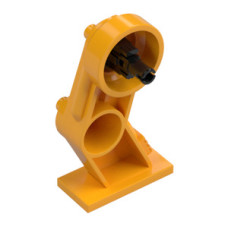 LEGO láb jobbos nagyméretű bütykökkel, világos narancssárga (70943)