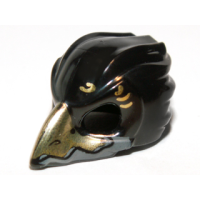 LEGO maszk holló maszk mintás, fekete-arany színű (12846)