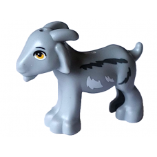 Eredeti, új LEGO kecske, világosszürke (105998) - karakteres állat figura a gyűjteményedbe