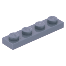 LEGO lapos elem 1x4, homokkék (3710)