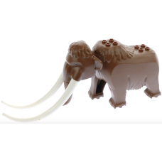 LEGO mamut nagyméretű, vörösesbarna (mammoth01)