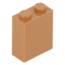 LEGO kocka 1x2x2, középsötét testszínű (3245c)