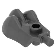 LEGO láb lábfej, matt ezüst (15090)