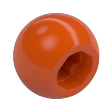 LEGO technic gömbcsukló/labda, vöröses narancssárga (32474)