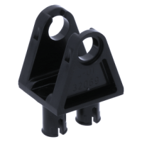 LEGO technic kormánykar 2db pin csatlakozóval, fekete (32069)