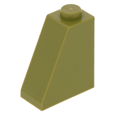 LEGO tetőelem 65°-os 2×1×2, olajzöld (60481)