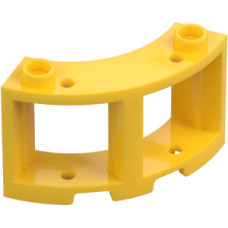LEGO ablakkeret 3×3×2 íves, sárga (73878)