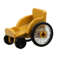 LEGO kerekesszék, gyöngyház arany (2135c01)