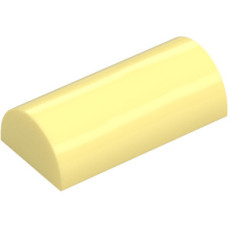 LEGO kocka 2×4 íves, világossárga (6192)