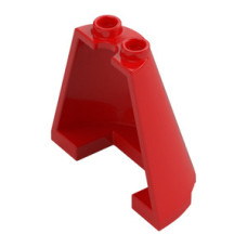 LEGO kúp 4x2×3 fél, piros (38317)