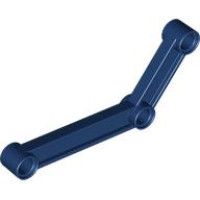 LEGO technic összekötő elem 1×9 hajlított (6-4), sötétkék (64451)