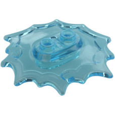 LEGO energiakitörés minifigura talapzat, átlátszó világoskék (73304)