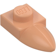 LEGO lapos elem 1x1 foggal, testszínű (49668)