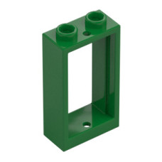 LEGO ablakkeret 1×2×3, zöld (60593)