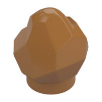 LEGO ásvány 1x1.33x1.33, középsötét testszínű (35646)